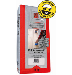 FLEXcement premium - Flexibele, lichtgewicht tegellijm - PTB Compaktuna