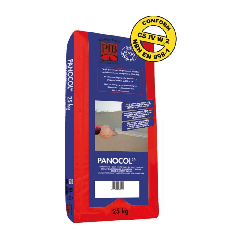 Panocol - Intonaco di adesione e rinforzo resistente all'acqua - PTB Compaktuna Panocol - Intonaco di adesione e rinforzo resistente all'acqua - PTB Compaktuna