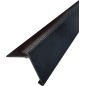 Profil de rive noir - Finition esthétique pour toiture plate - Aquaplan