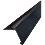 Perfil de borde negro - Acabado estético para cubiertas planas - Aquaplan