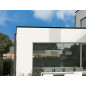 Profilo perimetrale nero - Finitura estetica per tetti piani - Aquaplan