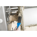 Vikan 4010 Screw-Thread Hand Scraper - 50mm Stainless Steel Blade