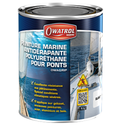 Owagrip - Peinture marine antidérapante polyuréthane pour ponts - Owatrol