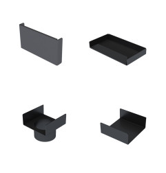 Accessoires voor 3XSDRAIN INOX zwarte afvoergoot - LINE ECO