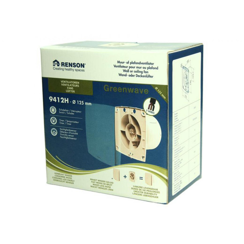 Renson 9412H - مروحة هادئة واقتصادية - Renson