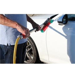 Kit de campaña 521652 - Cepillo con alimentación de agua y mango telescópico - Vikan