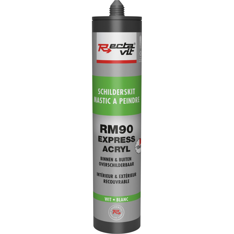 RM 90 mastic à peindre express acryl - Mastic acrylique intérieur et extérieur- Rectavit RM 90 mastic à peindre express acryl - Mastic acrylique intérieur et extérieur- Rectavit