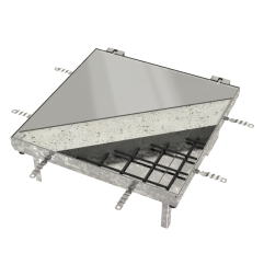 Couvercle à carreler en inox à ouverture assistée - Toptek Assist SS - ACO