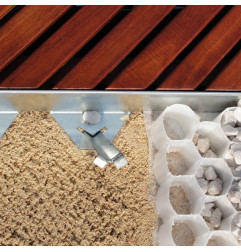 Galvanized borders - Nidaborder GALVA - Nidaplast