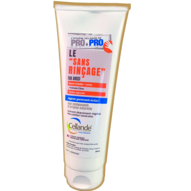 Volcano Citrus - Sapone da officina in crema senza risciacquo - Cellande