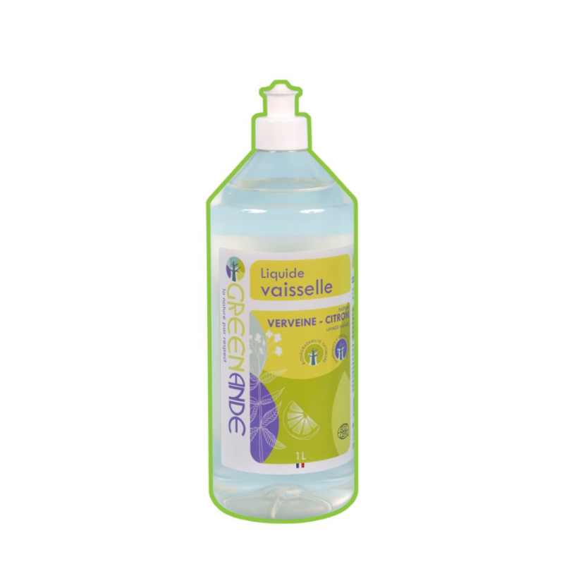 Detergente para lavar louça manual - Aroma verbena-limão - Ecocert - Cellande