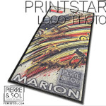 Логотип и дизайн коврика PRINTSTAR