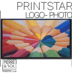 Logotipo y diseño de felpudo PRINTSTAR