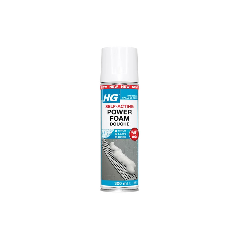Power Foam-Dusche - Superstarker Reinigungsschaum für den Duschabfluss - HG Power Foam-Dusche - Superstarker Reinigungsschaum für den Duschabfluss - HG