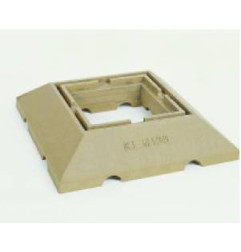 ROOFPOINT lagere element in overgang ACO polyester concrete