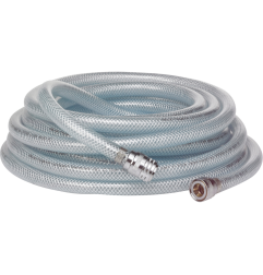 Tuyau d'eau froide - transparent, PVC renforcé max. 40°C, max. 6 Bar - Vikan