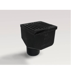 Cellar drain - Cast iron slotted grate - Class L 15kN - ACO