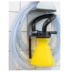 Manguera de acero inoxidable y suspensión para pulverizador de espuma - Para manguera de 20 m de 1/2" - Vikan