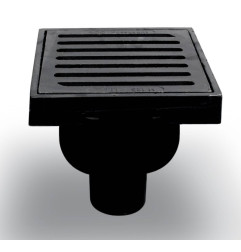 Avaloir de parking Industriel avec grille à fentes en fonte - Classe M125 kN - ACO