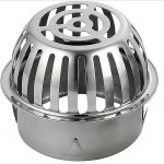 Crapaudine Crépine INOX RIGIDE - Evite les problèmes d'obstructions des gouttières et terrasses - line Eco