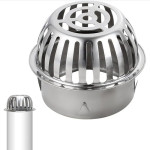 RIGID STAINLESS STEEL CRAPAUDINE - Prevents problems with obstructions in gutters and terraces - Eco line RIGID STAINLESS STEEL CRAPAUDINE - Prevents problems with obstructions in gutters and terraces - Eco line