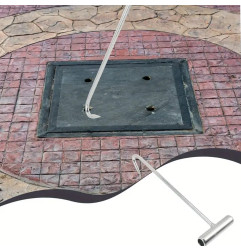 Gancio di sollevamento in acciaio inox, linea Eco look