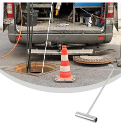 Stainless steel lifting hook, Line Eco look