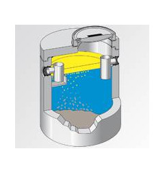 Grease separator with integrated sludge trap - Lipumax - ACO