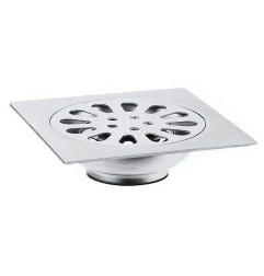 Piletta di scarico a pavimento XECO Inox 10x10 cm – acciaio inox 304