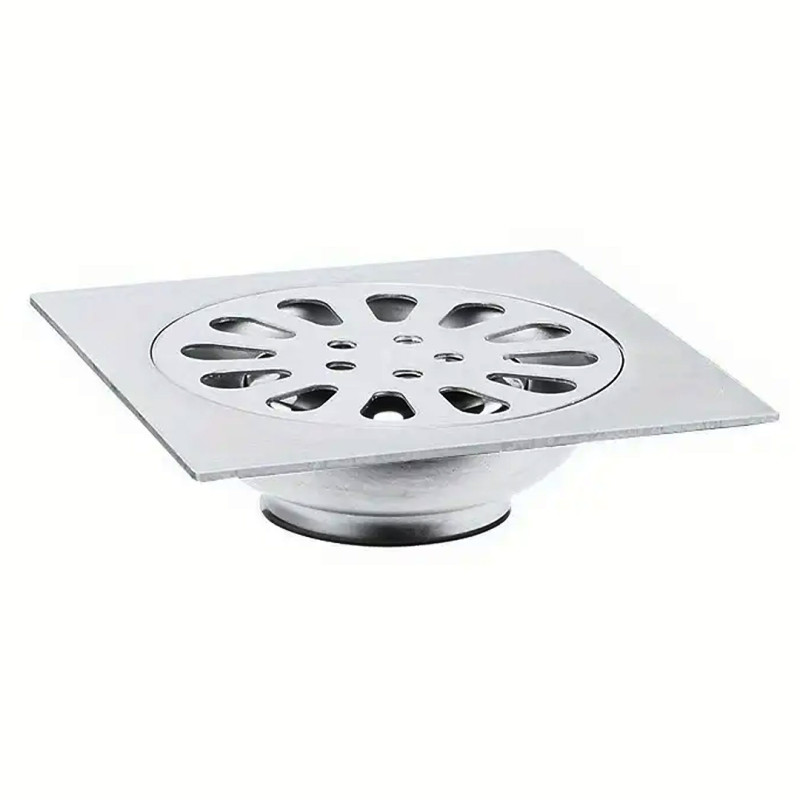 Desagüe de suelo XECO Inox 10x10 cm – acero inoxidable 304 Desagüe de suelo XECO Inox 10x10 cm – acero inoxidable 304