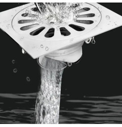 Avaloir de sol XECO Inox 10x10 cm – Inox 304