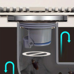 Сливной трап XECO Inox 10x10 см Line Dark – нержавеющая сталь 304 Сливной трап XECO Inox 10x10 см Line Dark – нержавеющая сталь 304