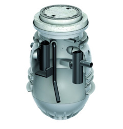 Separador de gorduras com escoamento - Lipumax-P-D - ACO