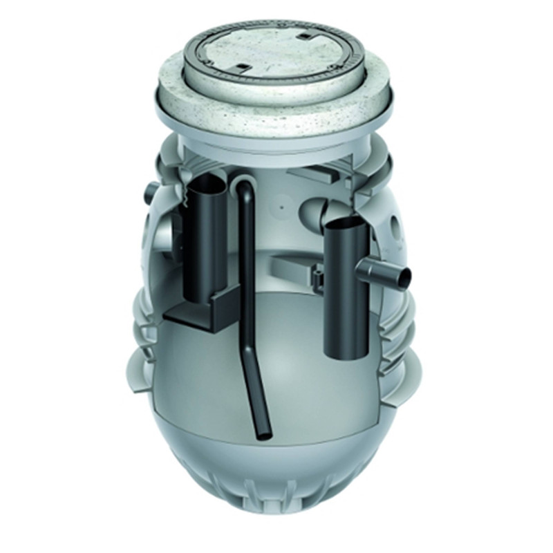 Grease separator with drain - Lipumax-P-D - ACO Grease separator with drain - Lipumax-P-D - ACO