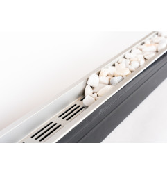 TOP Steen kanaal aluminium rooster - 100/100 - LINE ECO