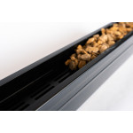 Канал TOP Stone с черной алюминиевой решеткой - 100/100 - LINE ECO Канал TOP Stone с черной алюминиевой решеткой - 100/100 - LINE ECO