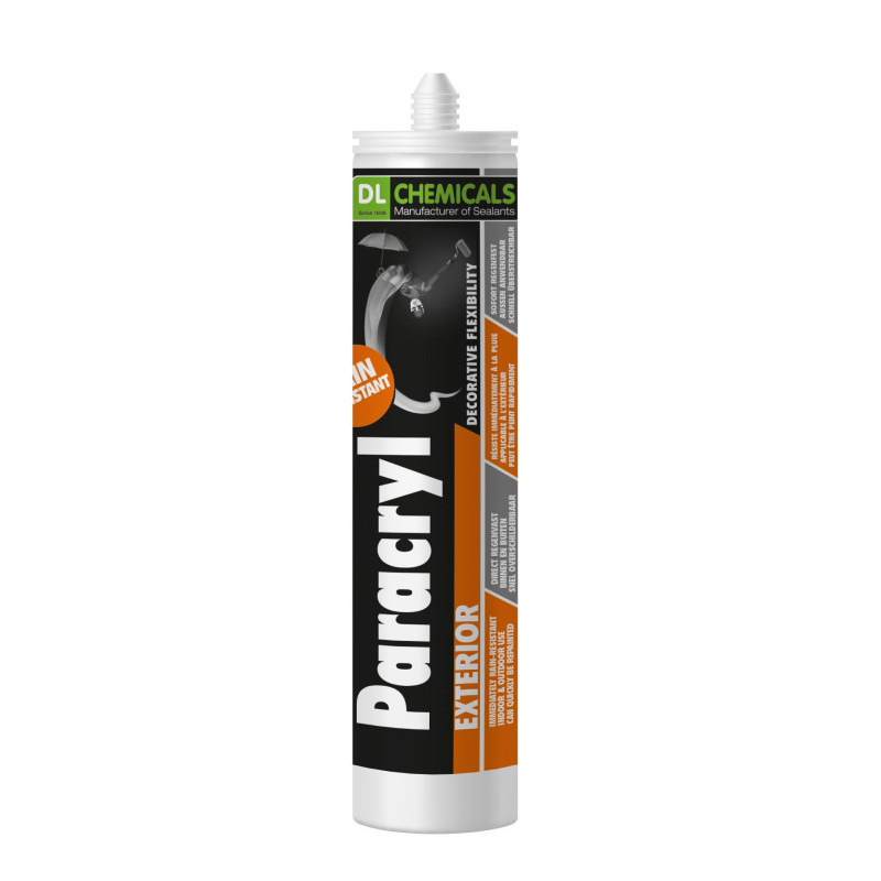 Paracryl Exterior - Plasto-elastic sealant based on acrylic polymers - DL Chemicals - Cartridge