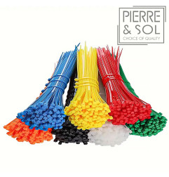 100 Mini Cable Ties - Self-Locking Nylon Cable Ties