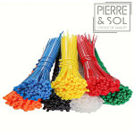 100 Mini Abraçadeiras de Nylon com Travamento Automático 100 Mini Abraçadeiras de Nylon com Travamento Automático