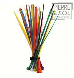 100 Mini Cable Ties - Self-Locking Nylon Cable Ties