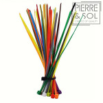 100 Mini fascette stringicavo - Fascette stringicavo in nylon autobloccanti
