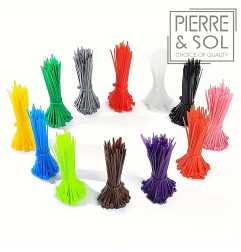 100 Mini Cable Ties - Self-Locking Nylon Cable Ties