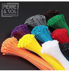 100 Mini-Kabelbinder – Selbstverriegelnde Nylon-Kabelbinder