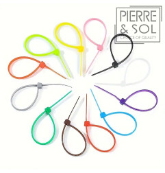 100 Mini-Kabelbinder – Selbstverriegelnde Nylon-Kabelbinder