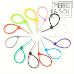 100 Mini-Kabelbinder – Selbstverriegelnde Nylon-Kabelbinder 100 Mini-Kabelbinder – Selbstverriegelnde Nylon-Kabelbinder