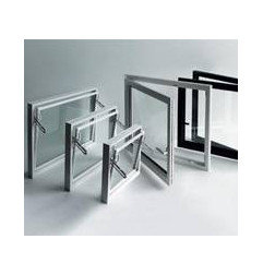 Elemento finestra battenti PVC marrone o marrone da ACO