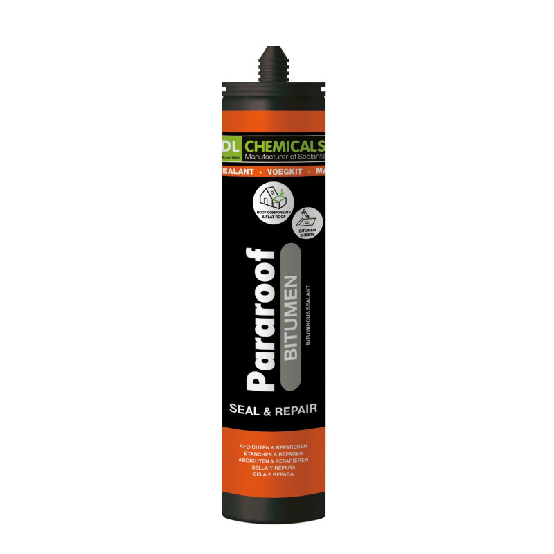 Pararoof Bitumen - Fibre-reinforced plastic bitumen-rubber sealant - DL Chemicals Pararoof Bitumen - Fibre-reinforced plastic bitumen-rubber sealant - DL Chemicals