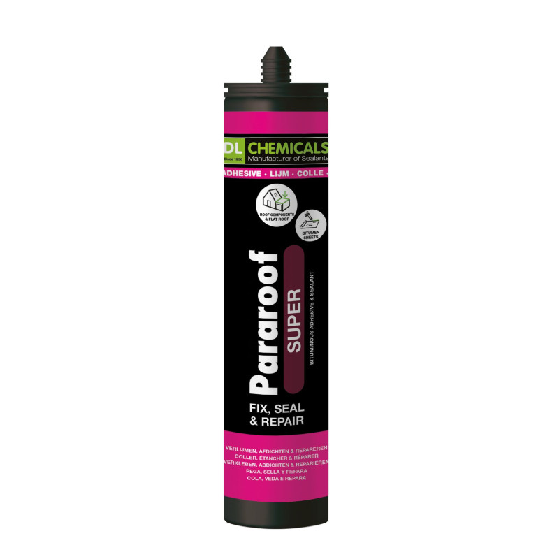 Pararoof Super - Adesivo e stucco flessibile a base di bitume ed elastomeri SBS - DL Chemicals Pararoof Super - Adesivo e stucco flessibile a base di bitume ed elastomeri SBS - DL Chemicals