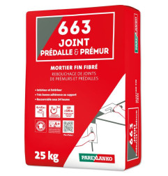 663 Joint Prédalle Premur - Mortero reforzado con fibras finas para el relleno de juntas - Parexlanko