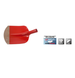 Zandschep nr. 2 aluminium met 130 cm steel - Polet